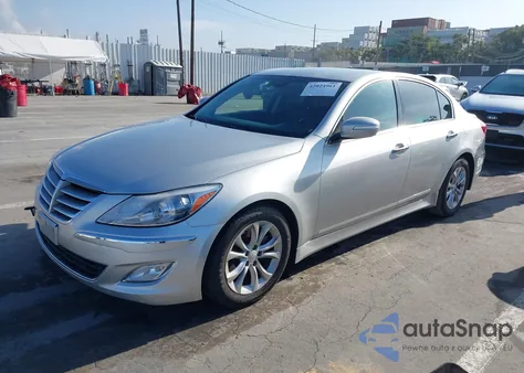 2013 Hyundai Genesis 3.8 из США, поврежденный, VIN KMHGC4DD2DU235455